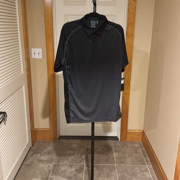 Stormtech Men's Black/Graphite Matrix Polo - Picture 4 of 12